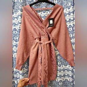 Fashion Nova RONA Sweater Mini Dress